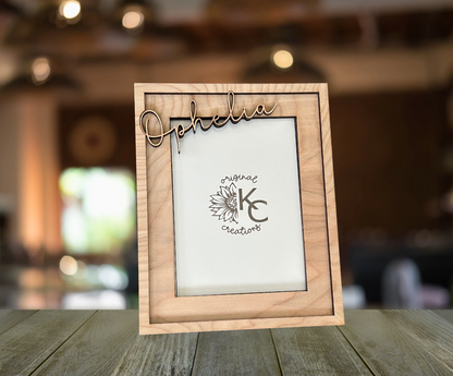 Personalized 3D Name Photo Frame