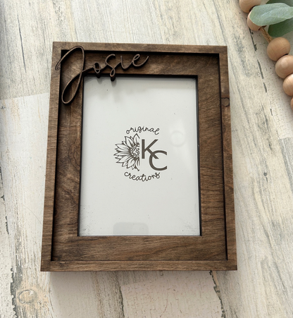 Personalized 3D Name Photo Frame