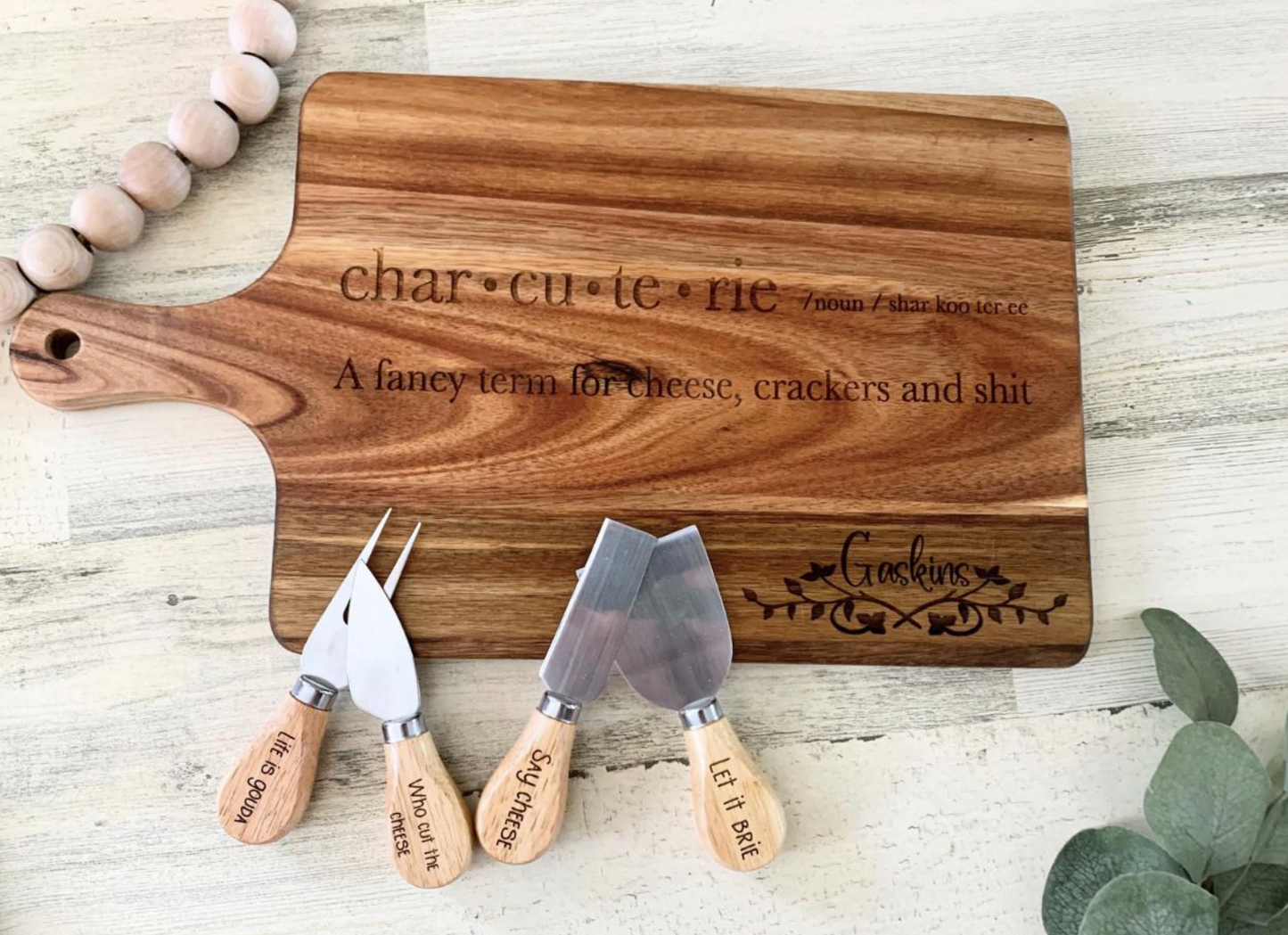 Funny Charcuterie Board Set