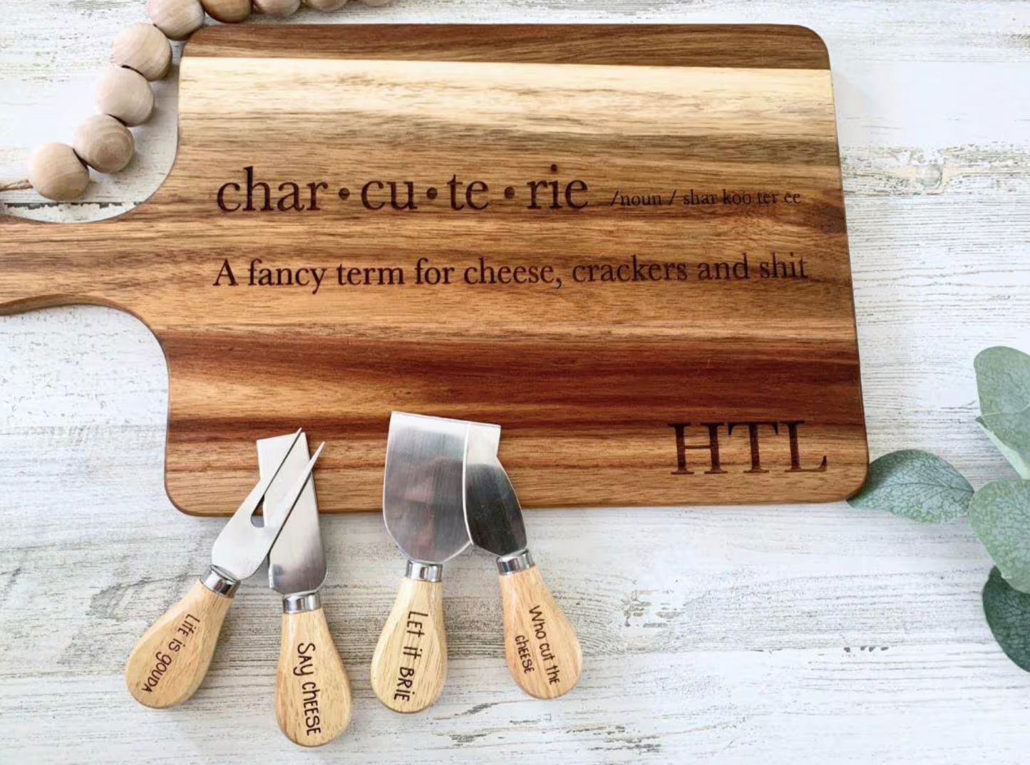 Funny Charcuterie Board Set