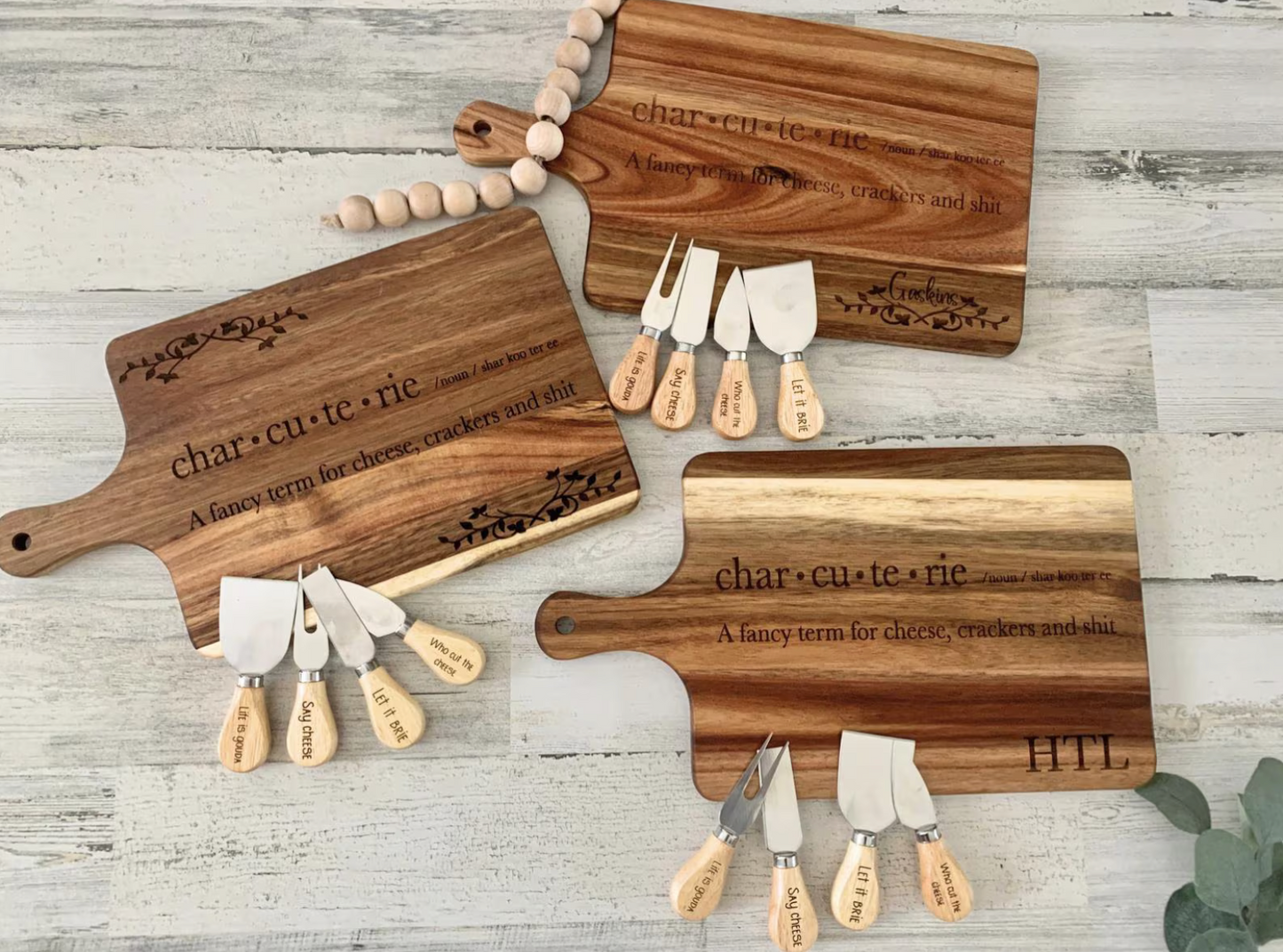 Funny Charcuterie Board Set