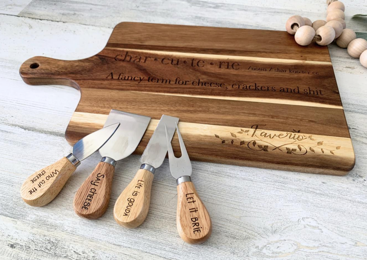Funny Charcuterie Board Set