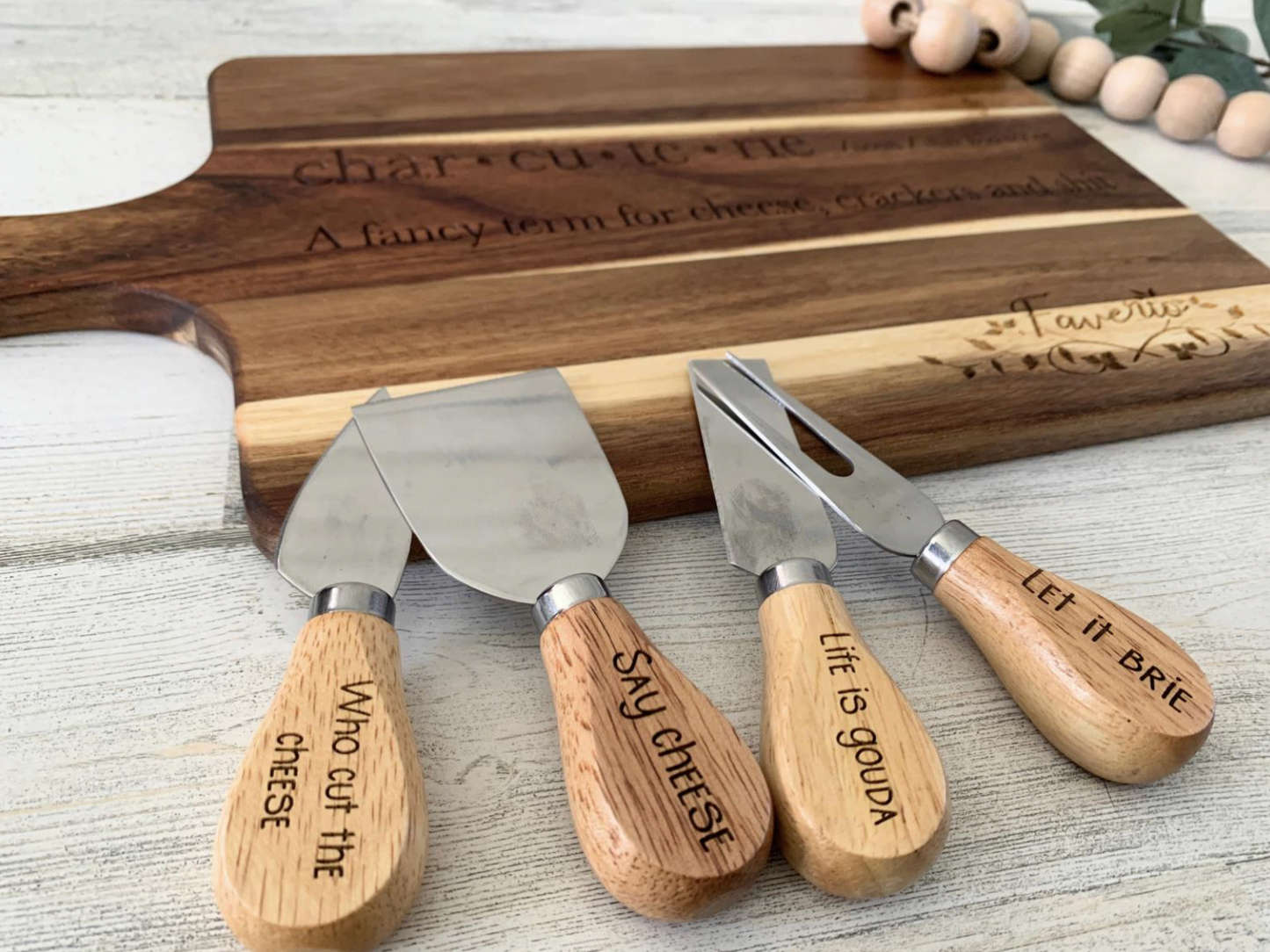 Funny Charcuterie Board Set