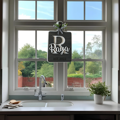 Personalized Family Name Farmhouse Sign