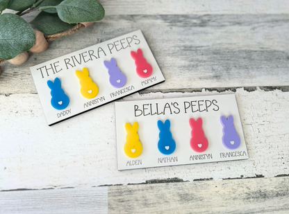 Personalized Easter Peeps Family Magnet