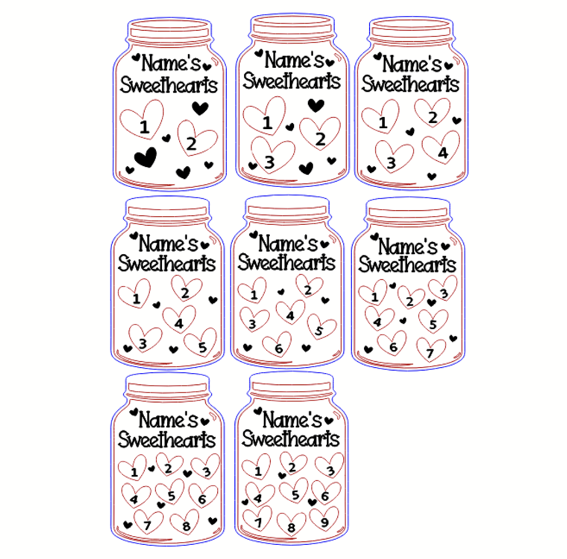 Customized Sweetheart Magnet