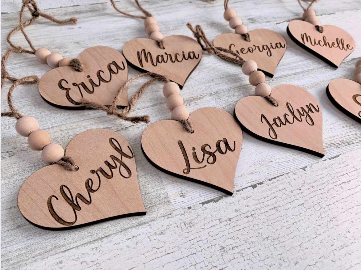Personalized Heart Tag