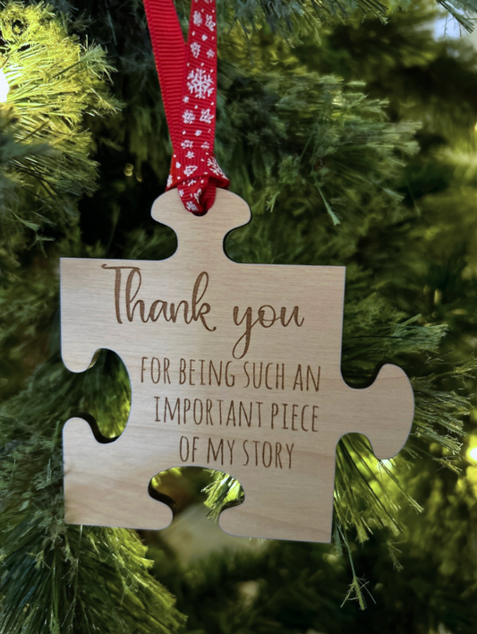 Puzzle Piece Ornament