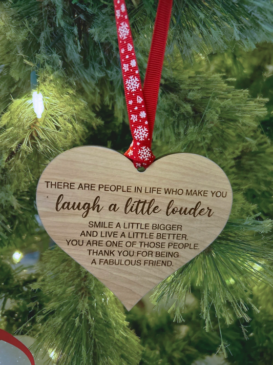 Heart Friendship Ornament