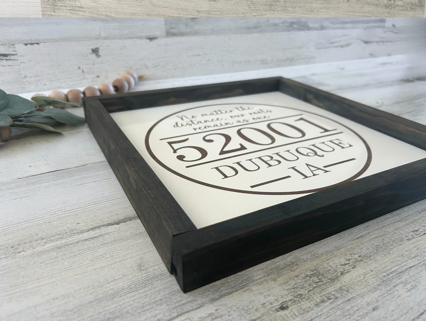 Personalized Zip Code Sign