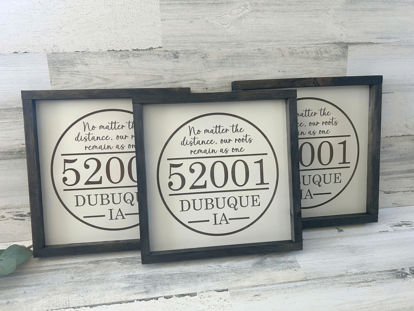 Personalized Zip Code Sign