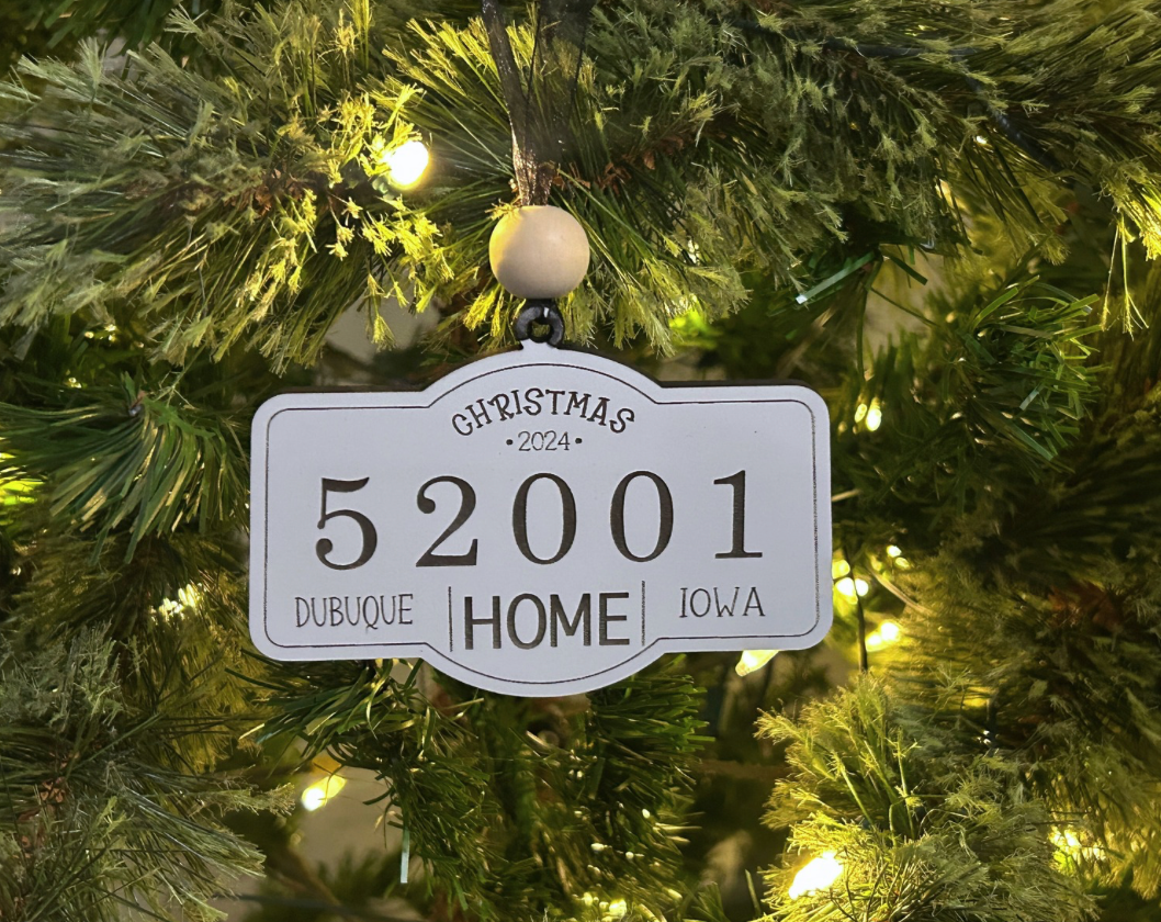 Zip Code Ornament