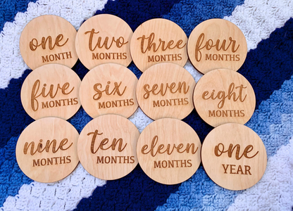 Baby Monthly Milestone Markers