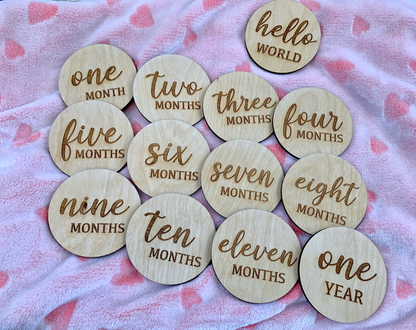 Baby Monthly Milestone Markers