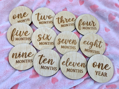 Baby Monthly Milestone Markers