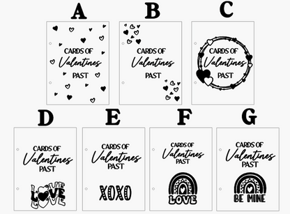 Personalized Valentine’s Day Card Keepsake Holder