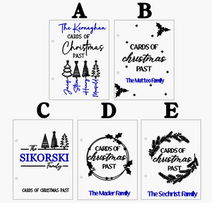 Personalized Christmas Cards Holder