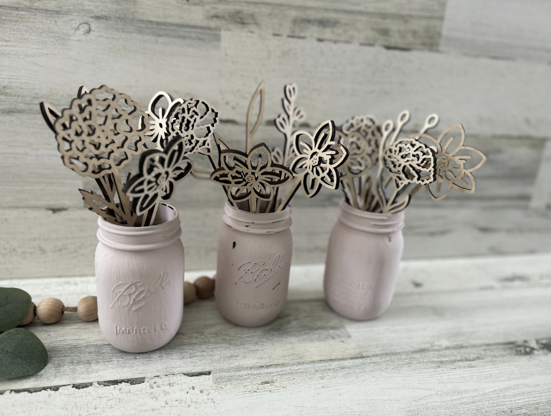 Painted Mason Jars
