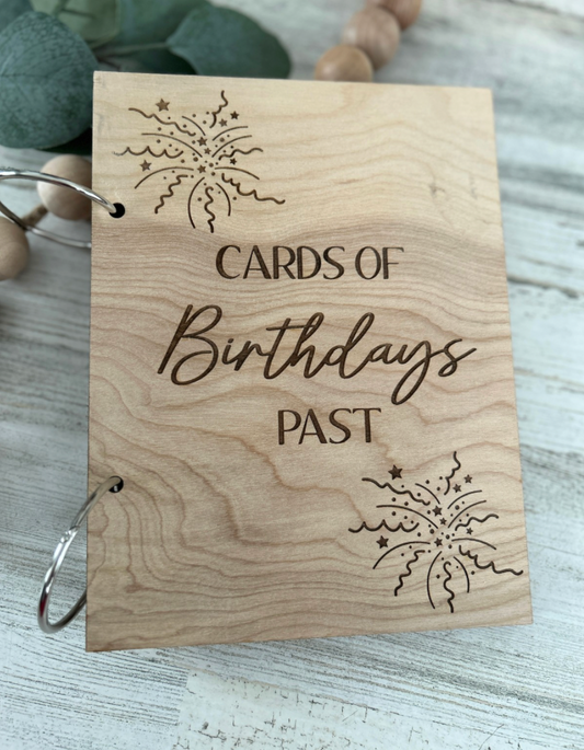 Personalized Birthday Cards Holder