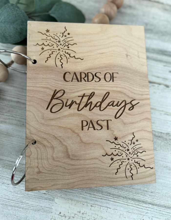 Personalized Birthday Cards Holder