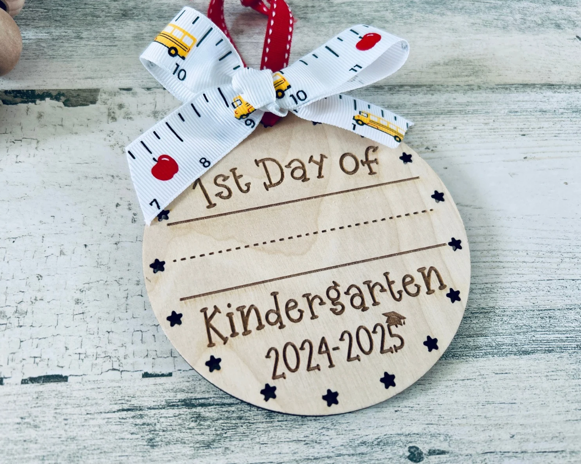Personalized First Day & Graduation School Milestone Medal