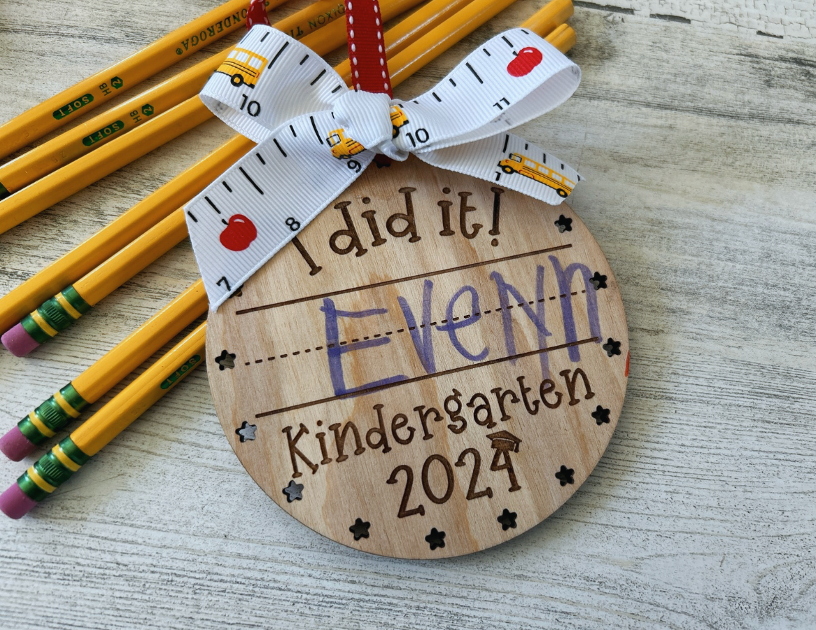Personalized First Day & Graduation School Milestone Medal