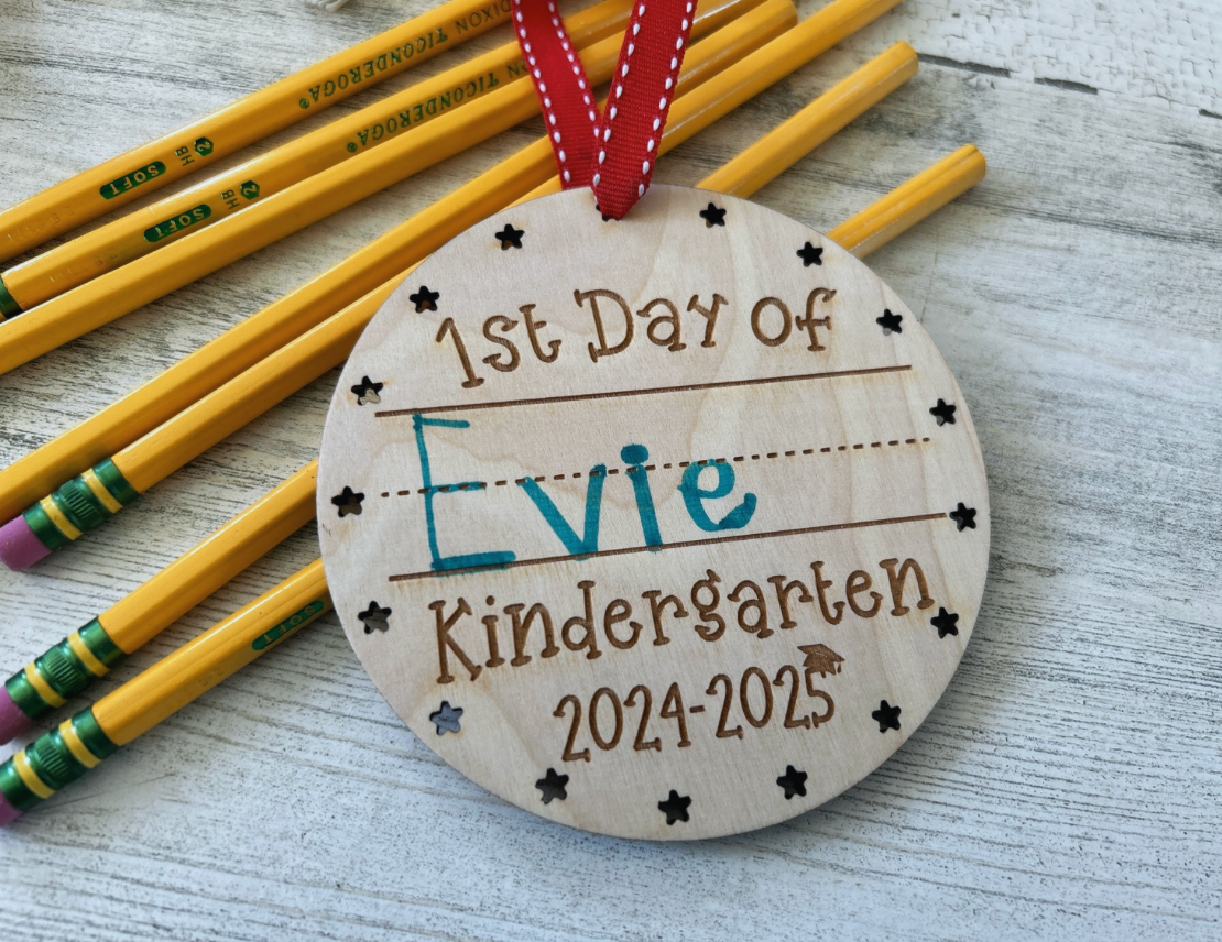 Personalized First Day & Graduation School Milestone Medal