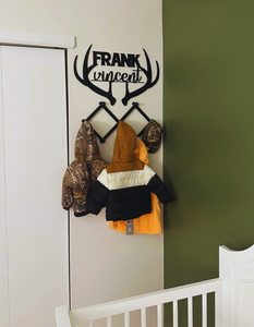 Personalized Antler Name Sign