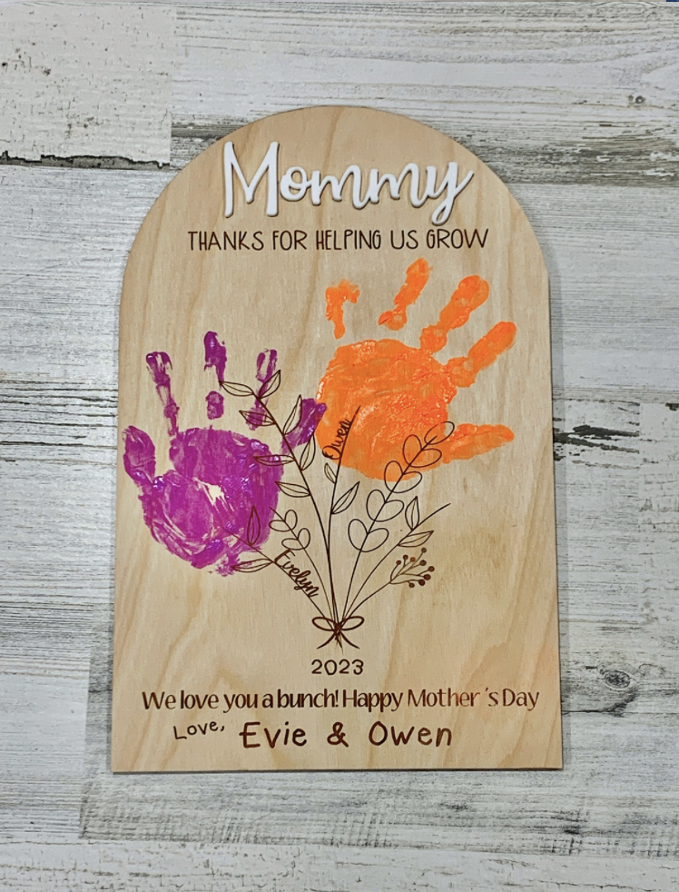 Mother's Day Handprint Sign