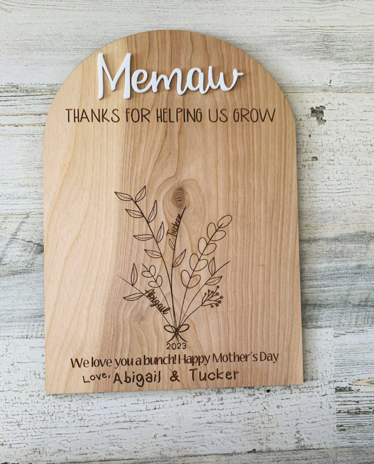 Mother's Day Handprint Sign