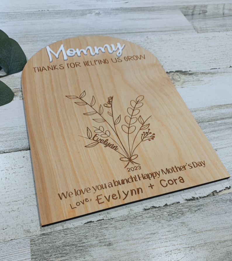 Mother's Day Handprint Sign