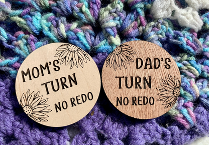 Personalized Wooden Decision Coin