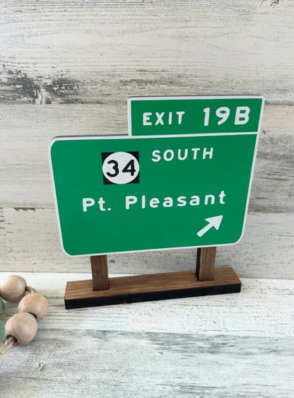 Personalized Highway Exit Sign | Custom Hometown Road Sign