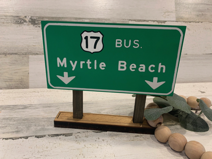 Personalized Highway Exit Sign | Custom Hometown Road Sign