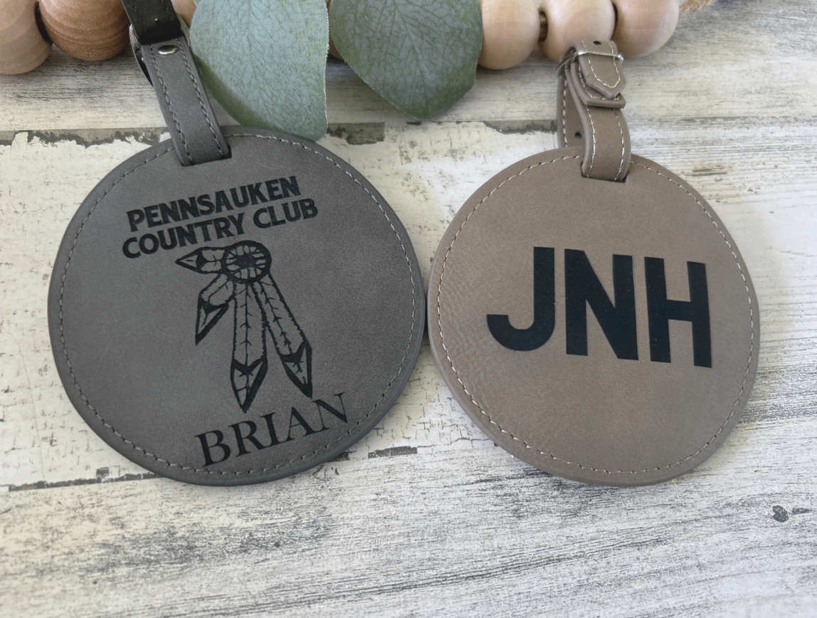 Personalized Golf Tag and Tee Holder
