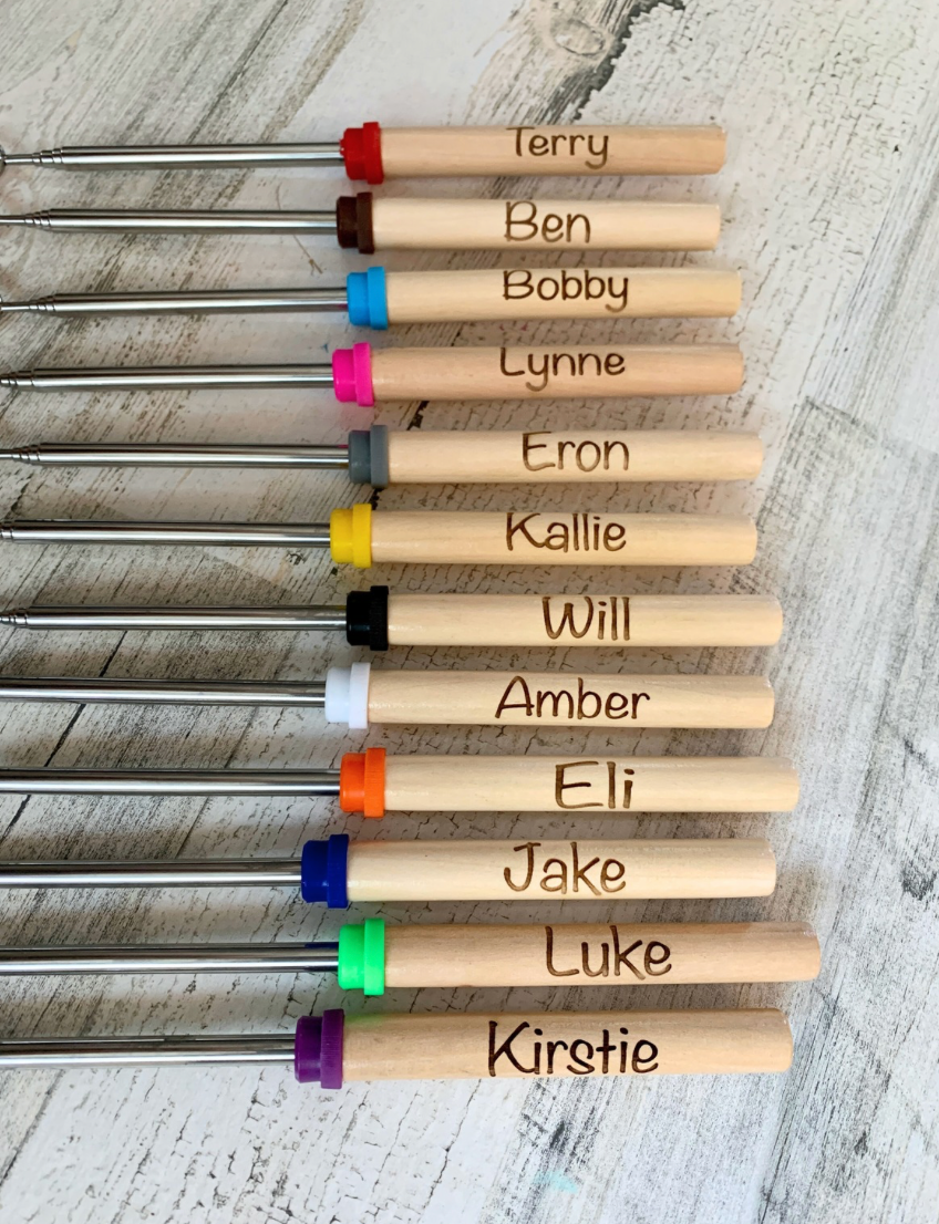 Personalized S'mores Roasting Stick