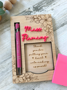 Flower Post-It Note Holder