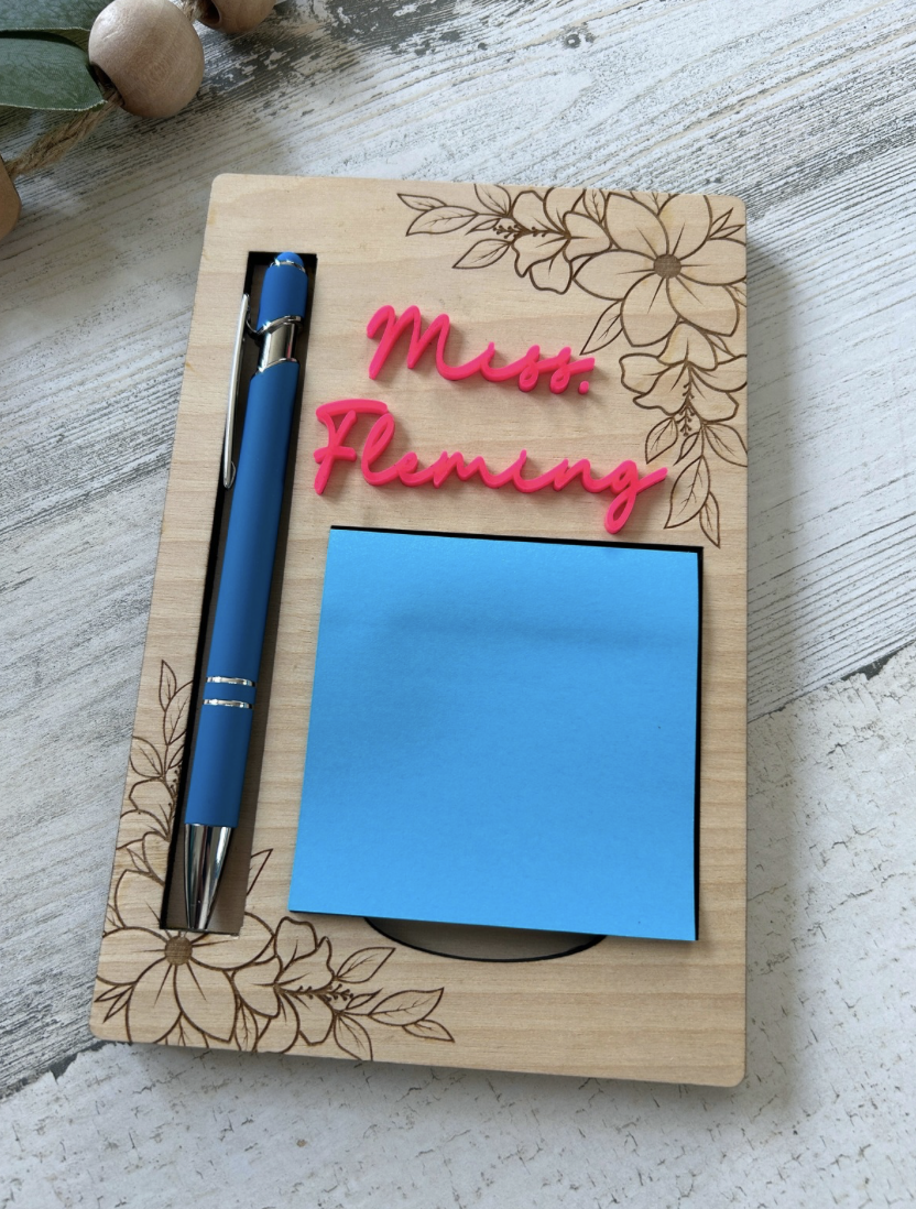 Flower Post-It Note Holder