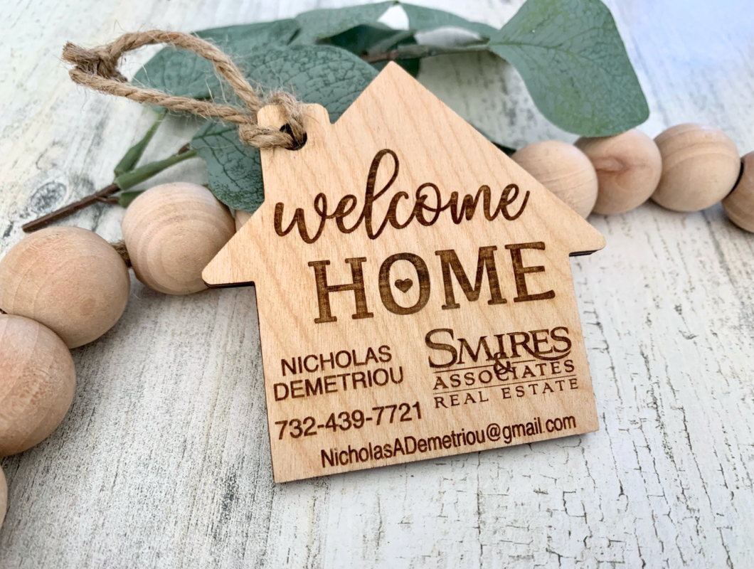 Welcome Home Realtor Ornament / Magnet