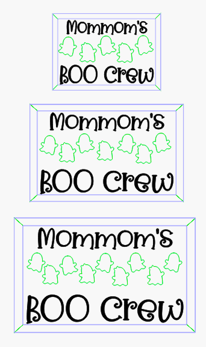 Personalized "Boo Crew" Sign