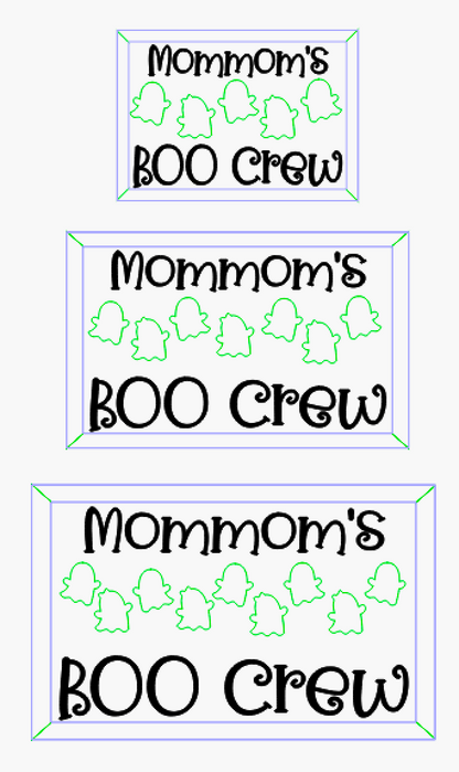 Personalized Boo Crew Halloween Sign