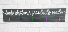 Load image into Gallery viewer, Personalized Kids Artwork &quot;Look What I Made&quot; Sign
