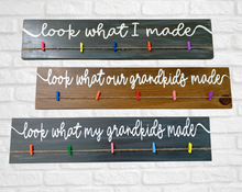 Load image into Gallery viewer, Personalized Kids Artwork &quot;Look What I Made&quot; Sign
