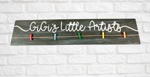 Personalized Kids Artwork "Look What I Made" Sign