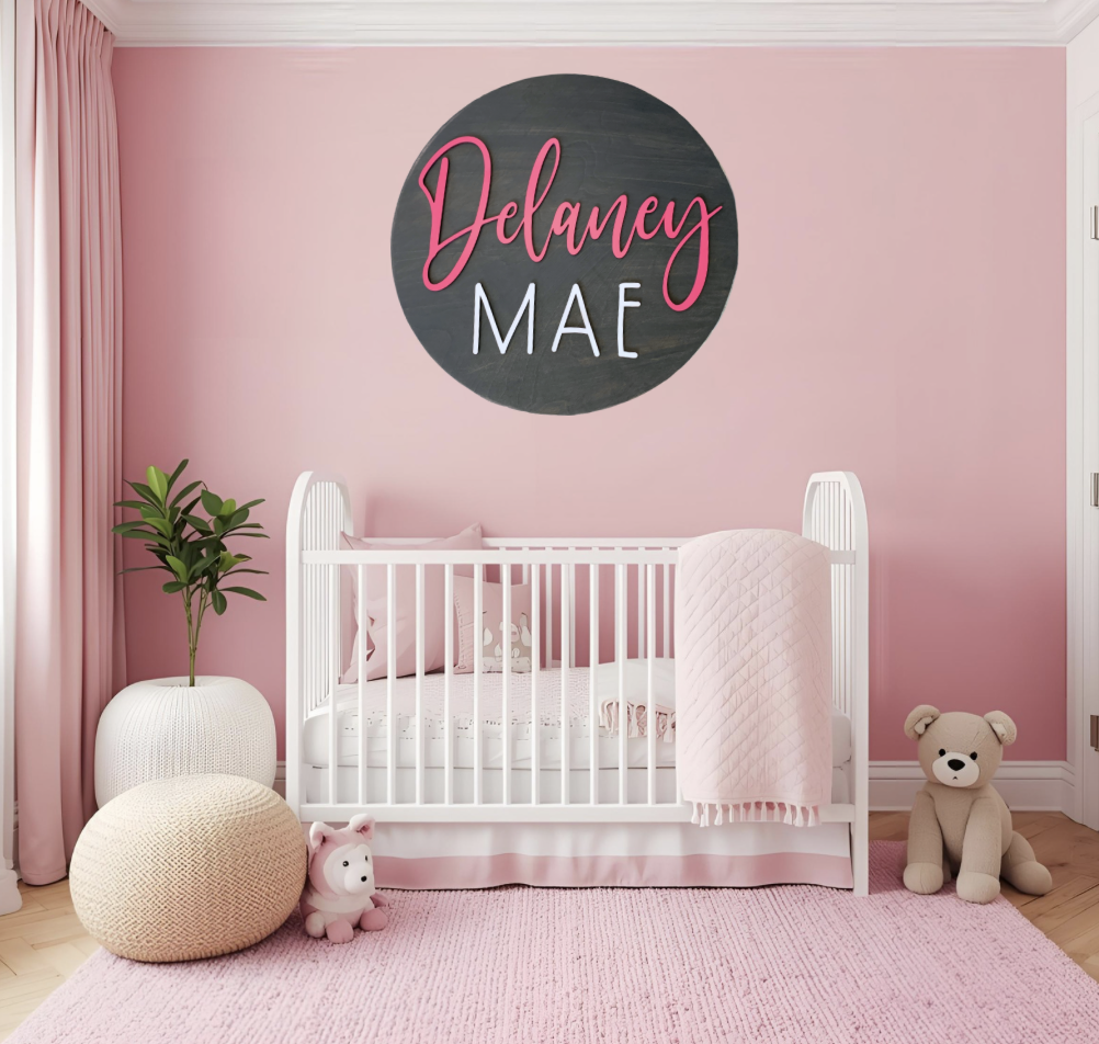 Nursery Name Sign