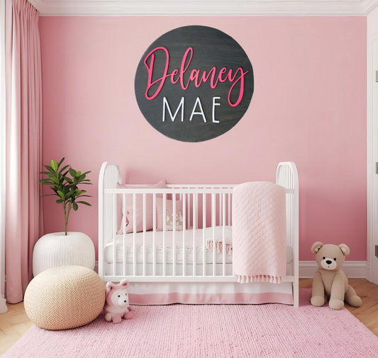 Nursery Name Sign