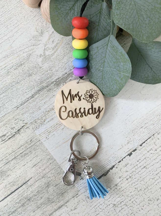 Custom Beaded Lanyard