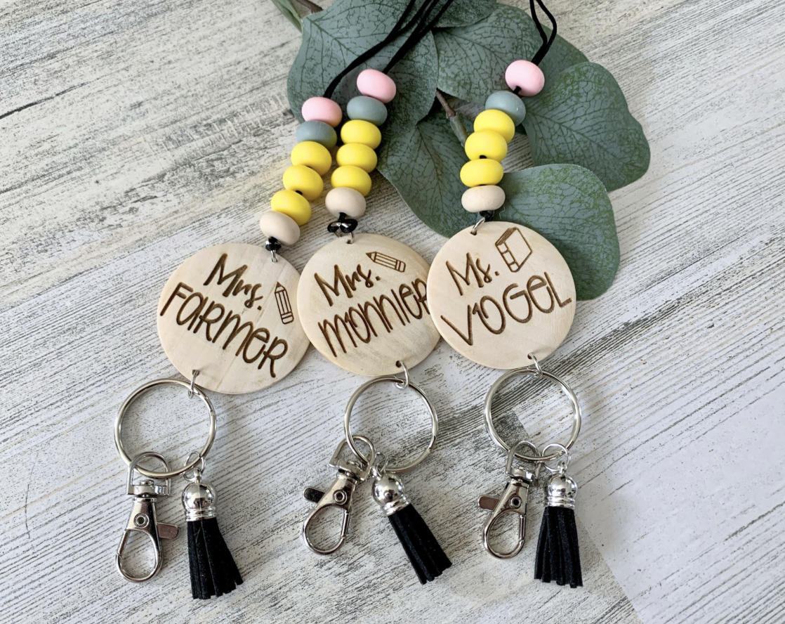 Custom Beaded Lanyard