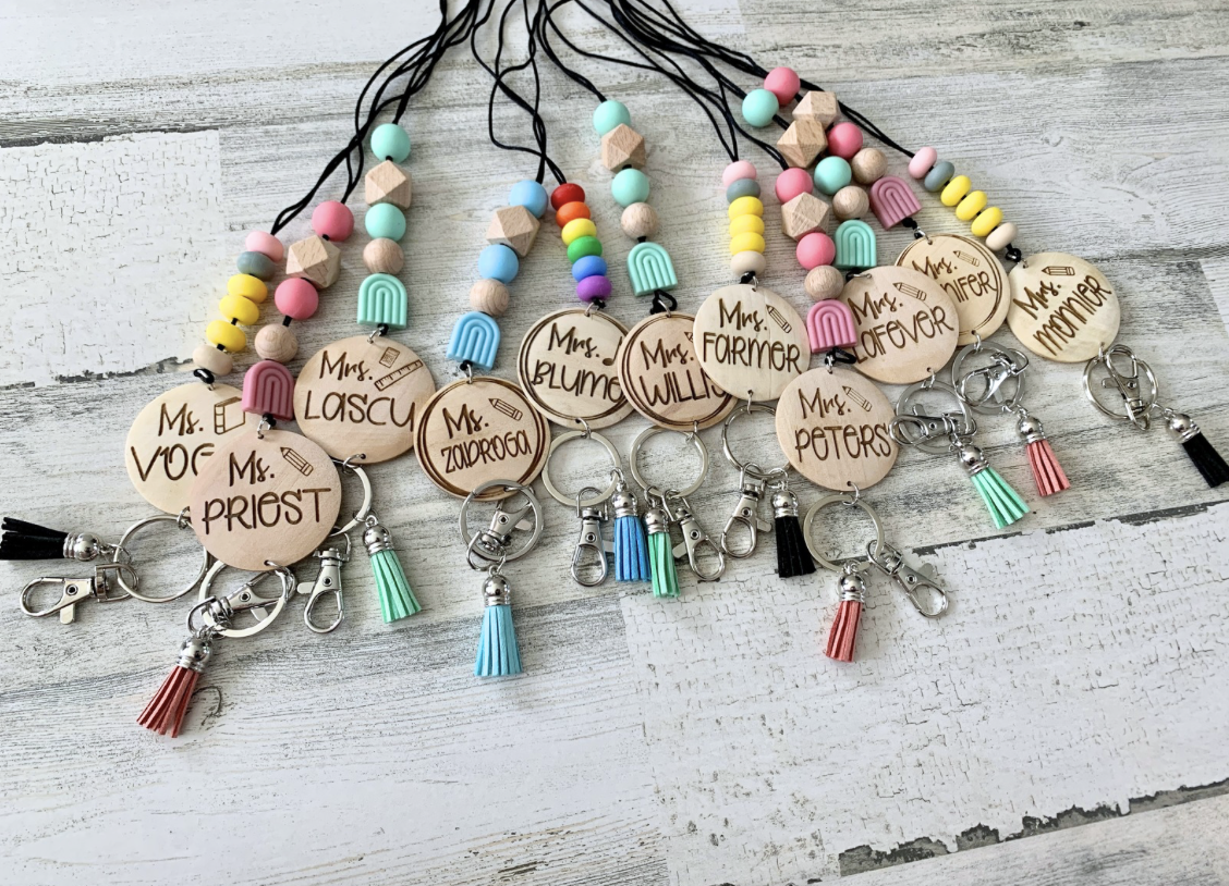Custom Beaded Lanyard