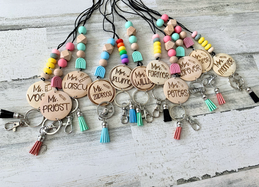 Custom Beaded Lanyard